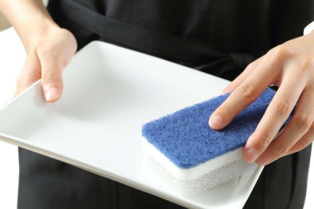 送料無料ダスキン 台所用スポンジ抗菌タイプ6個セット モノトーン